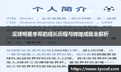 足球明星李哥的成长历程与辉煌成就全解析